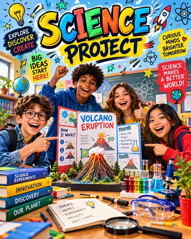 Colorful School Life Posters