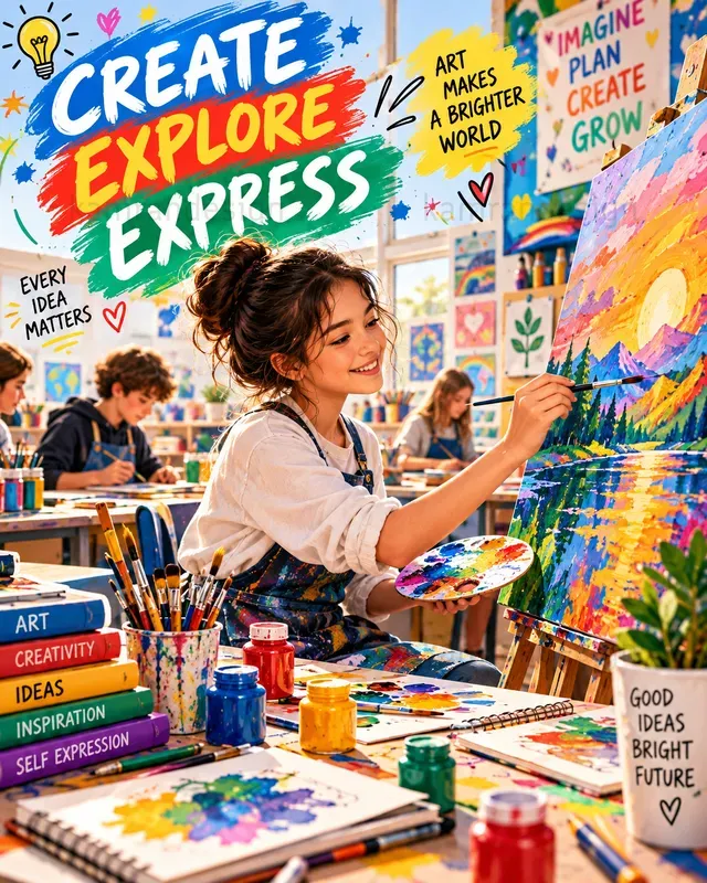 Colorful School Life Posters