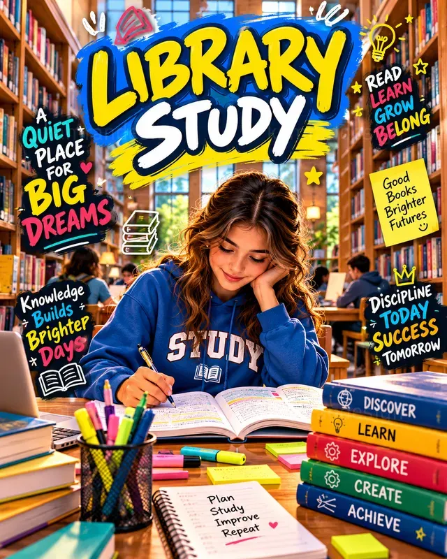Colorful School Life Posters