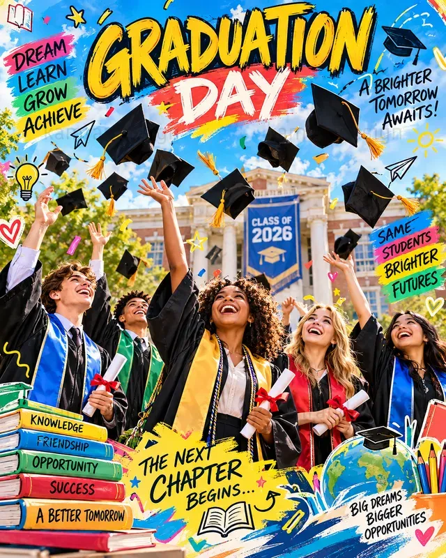 Colorful School Life Posters