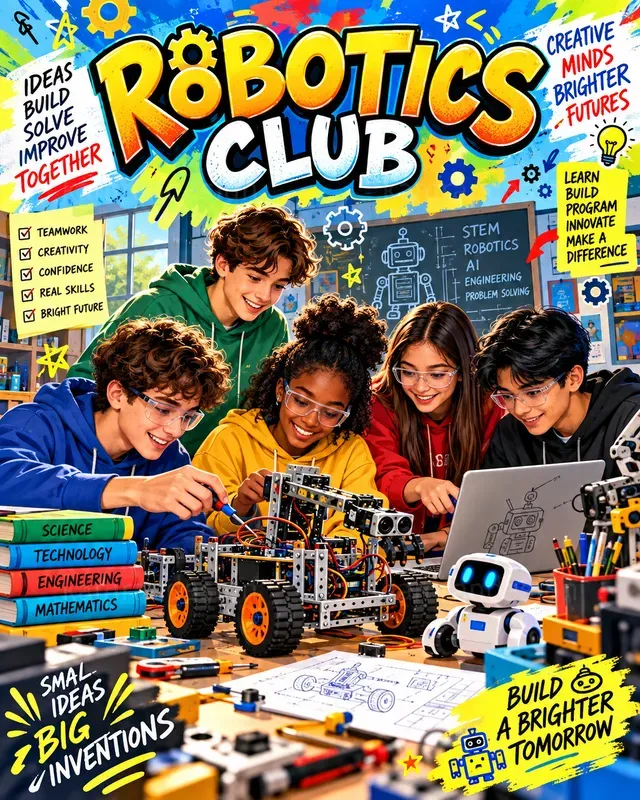 Colorful School Life Posters