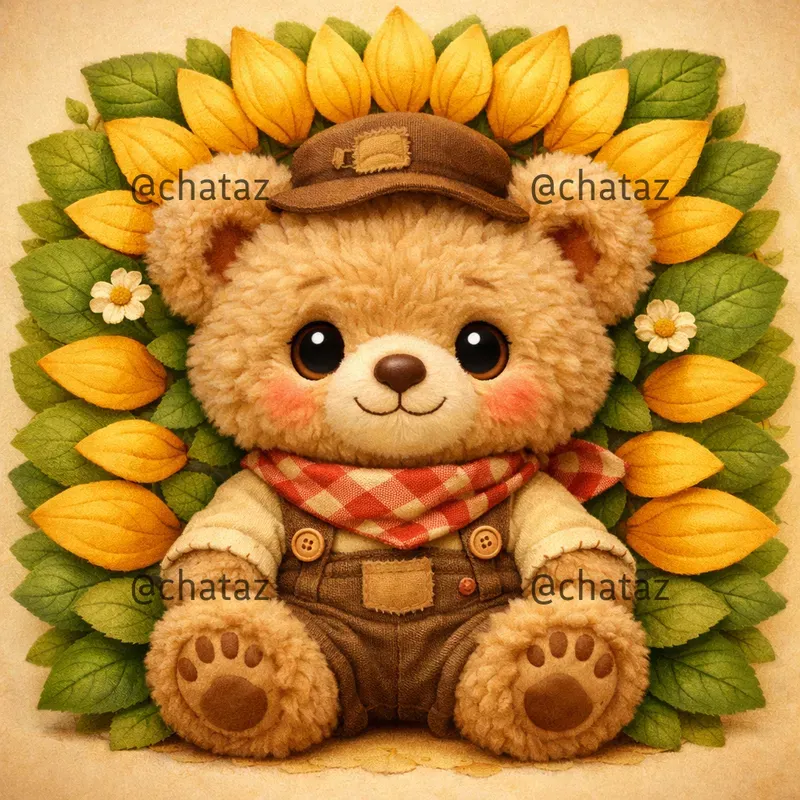 Cute Plush Animals With Floral Crowns