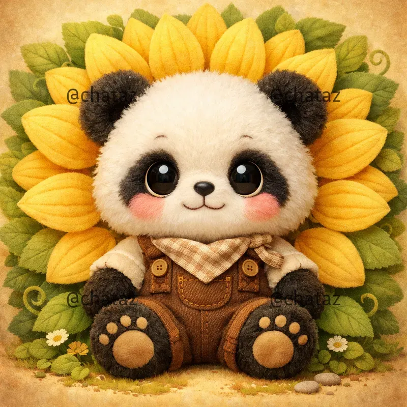Cute Plush Animals With Floral Crowns
