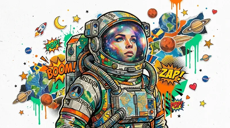Neo Pop Collage Portraits