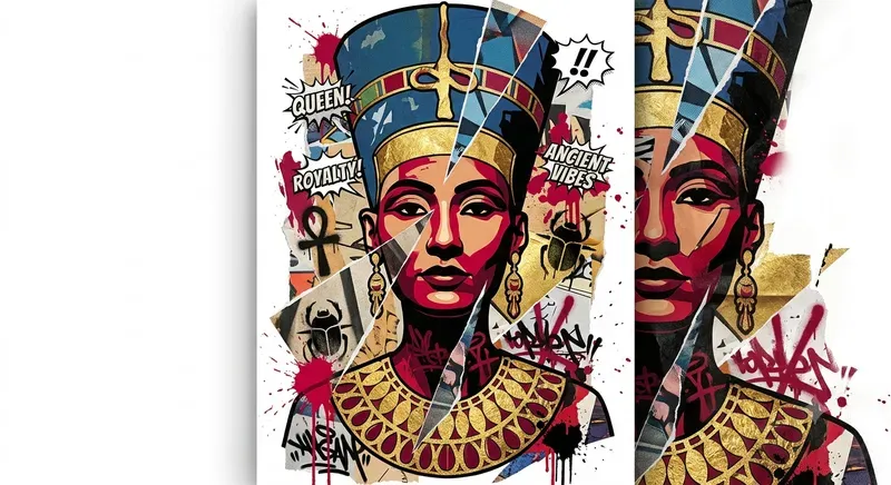 Neo Pop Collage Portraits