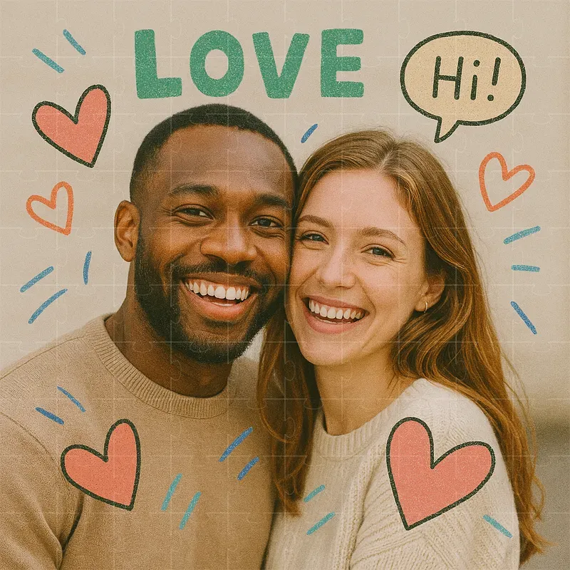 Doodle Overlay Portrait Photos