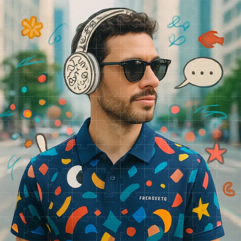 Doodle Overlay Portrait Photos