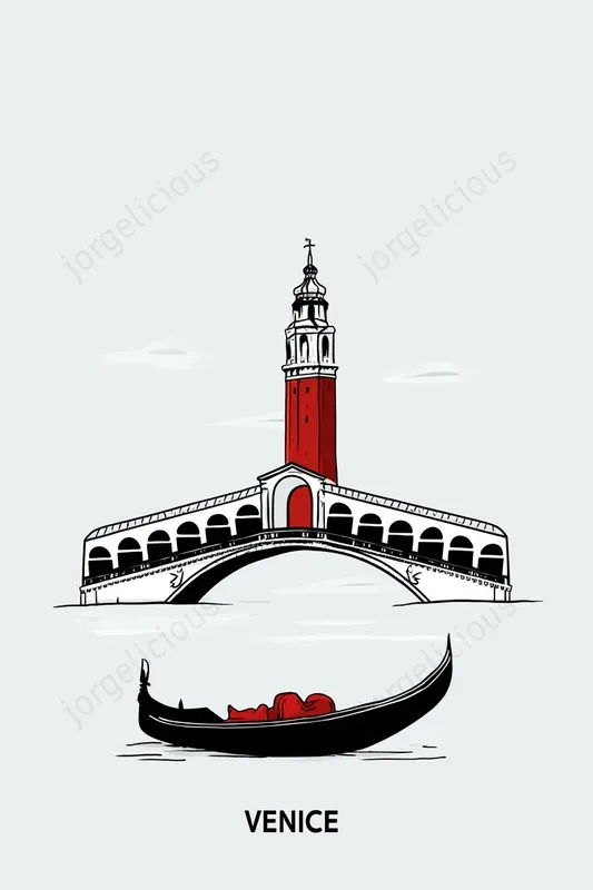 Minimal City Landmark Posters