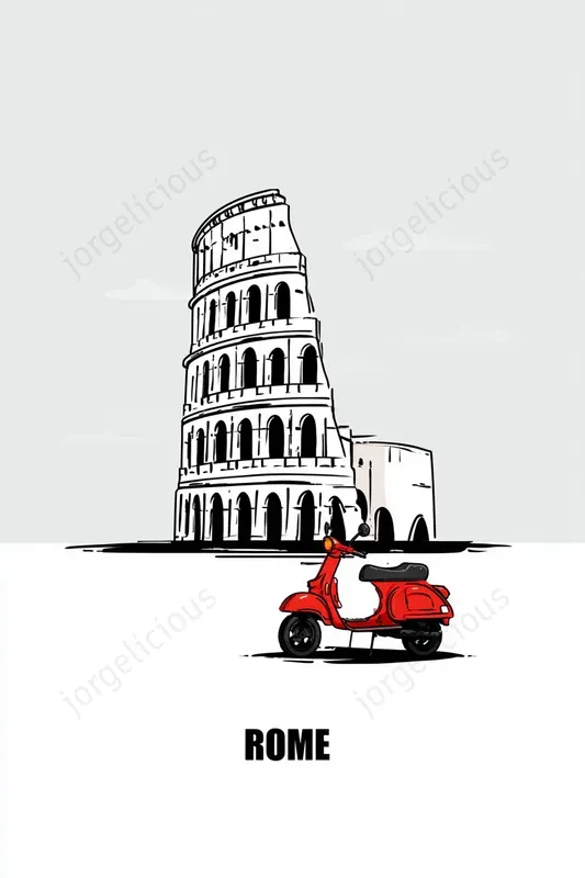 Minimal City Landmark Posters