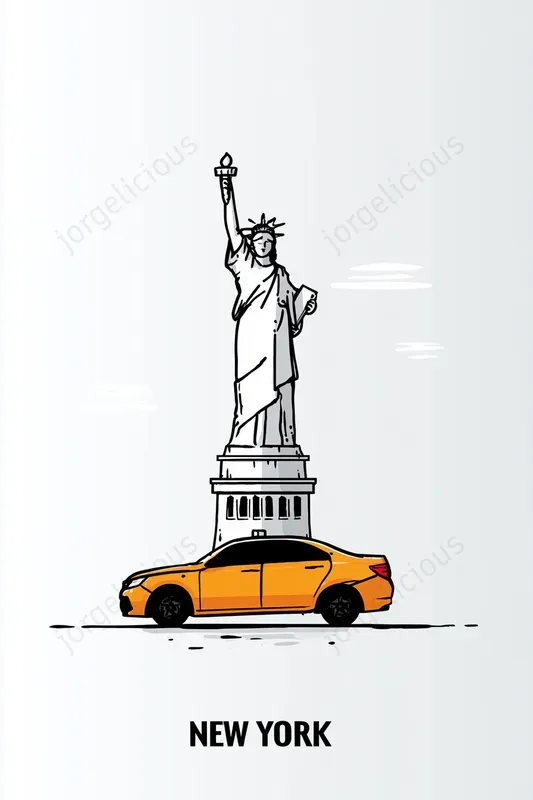 Minimal City Landmark Posters