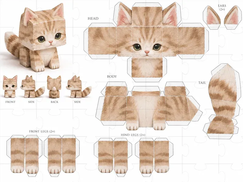 Cube Papercraft Toys