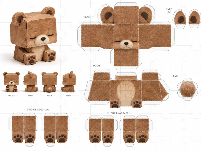 Cube Papercraft Toys
