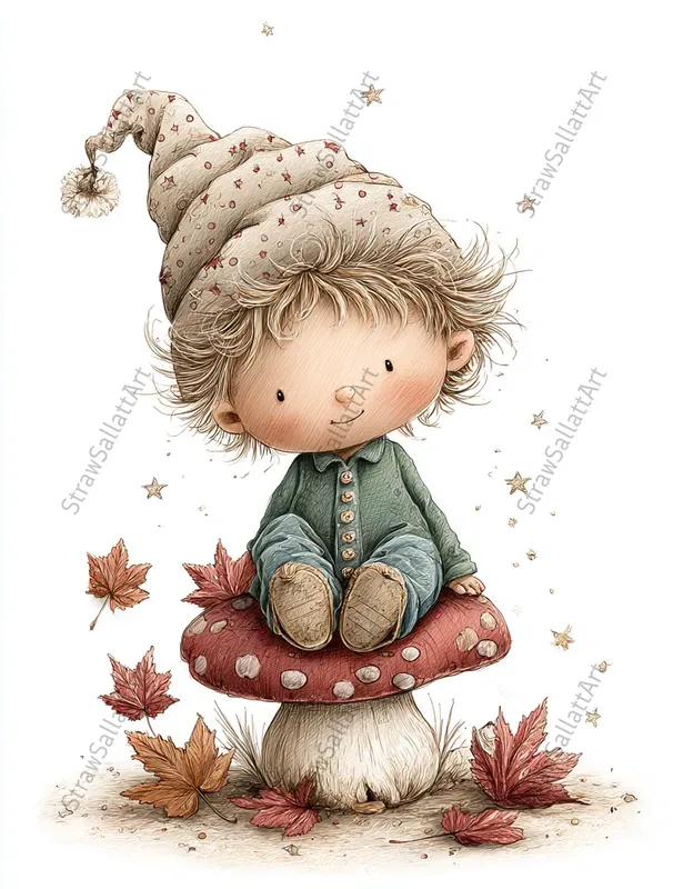 Fairytale Fall Characters Clipart Tshirts