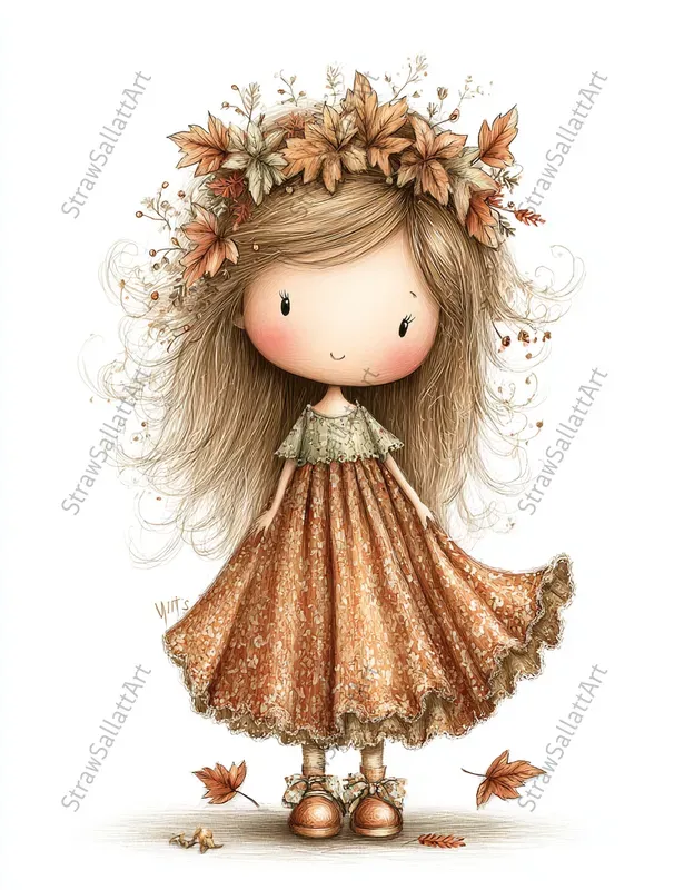 Fairytale Fall Characters Clipart Tshirts