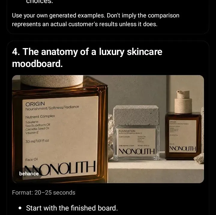 Luxury Brand Mood Boards