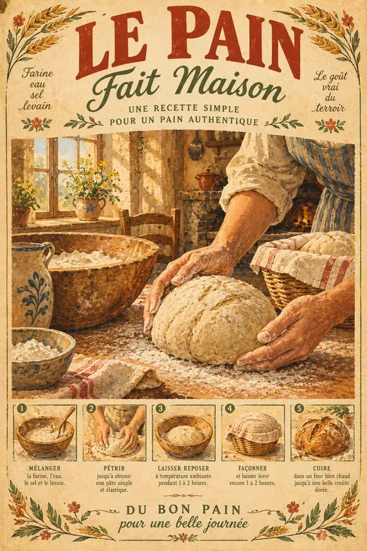 Rustic Bakery Country Kitchen Art