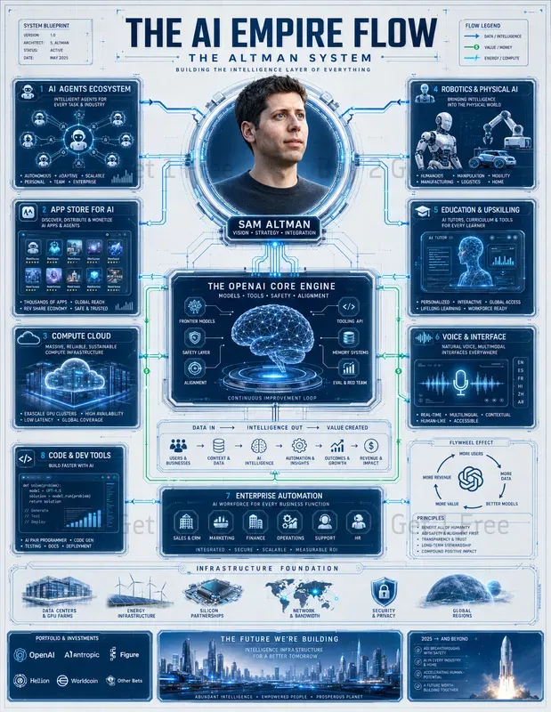 Influencer System Map Infographic Posters