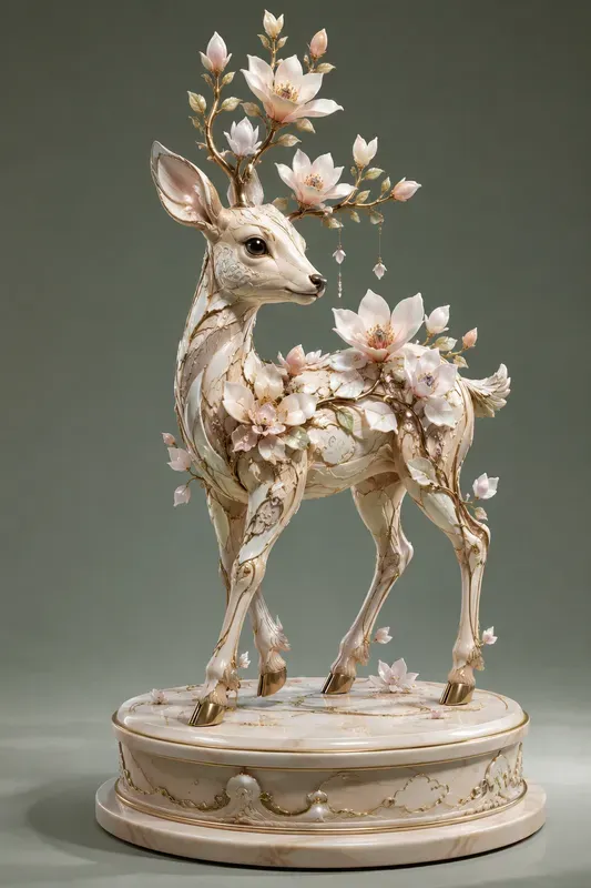 Couture Botanical Animal Sculptures