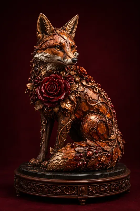 Couture Botanical Animal Sculptures