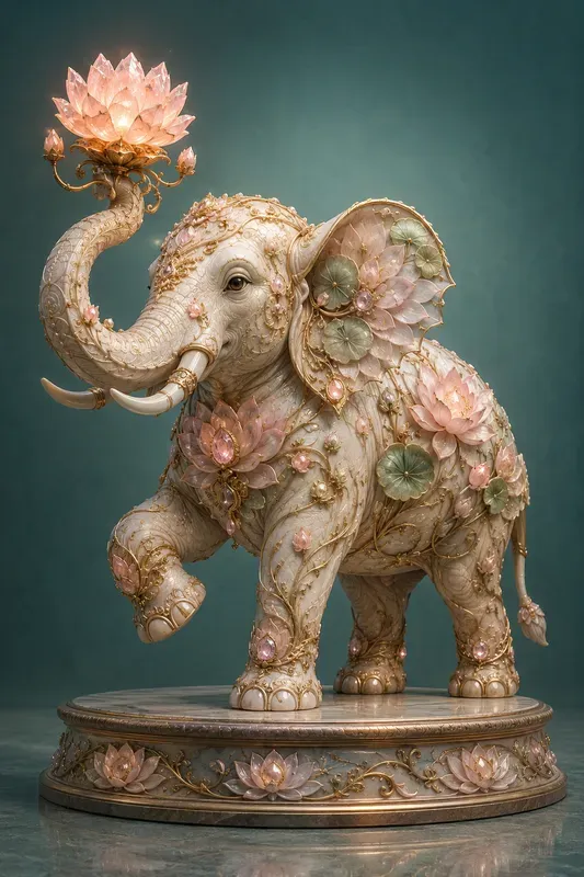 Couture Botanical Animal Sculptures