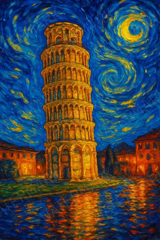 Van Gogh Style Paintings Of Landmarks