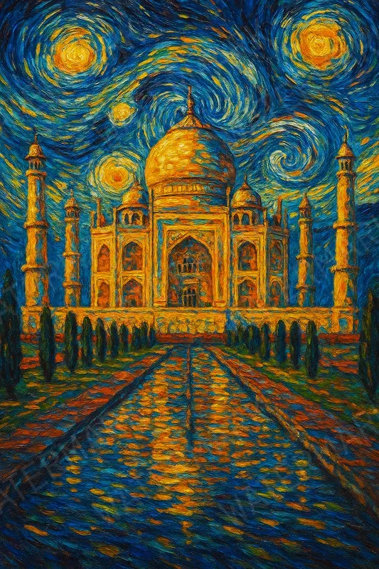 Van Gogh Style Paintings Of Landmarks