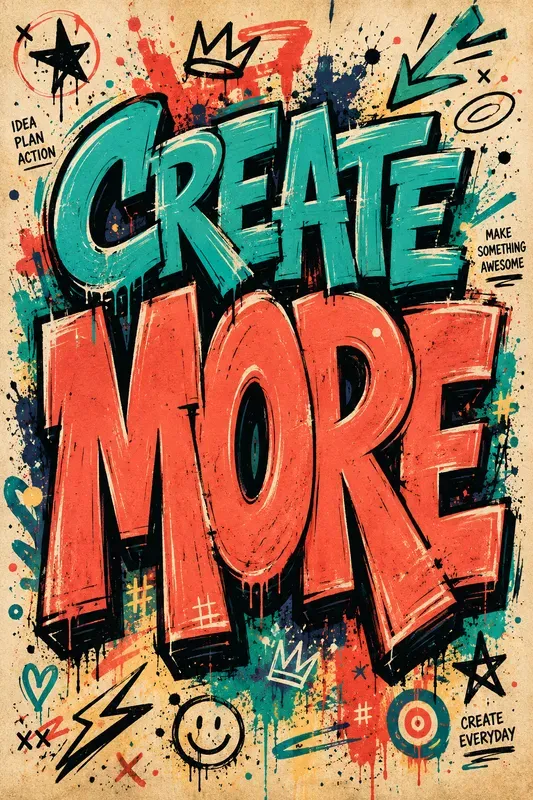 Graffiti Typography Posters