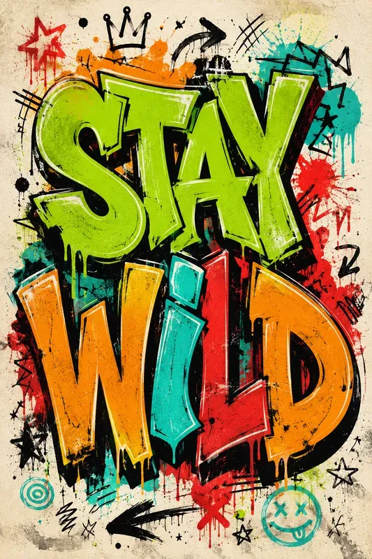 Graffiti Typography Posters