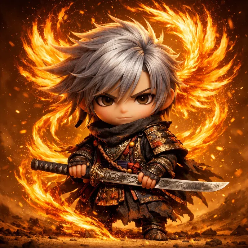 Elemental Chibi Warrior Series