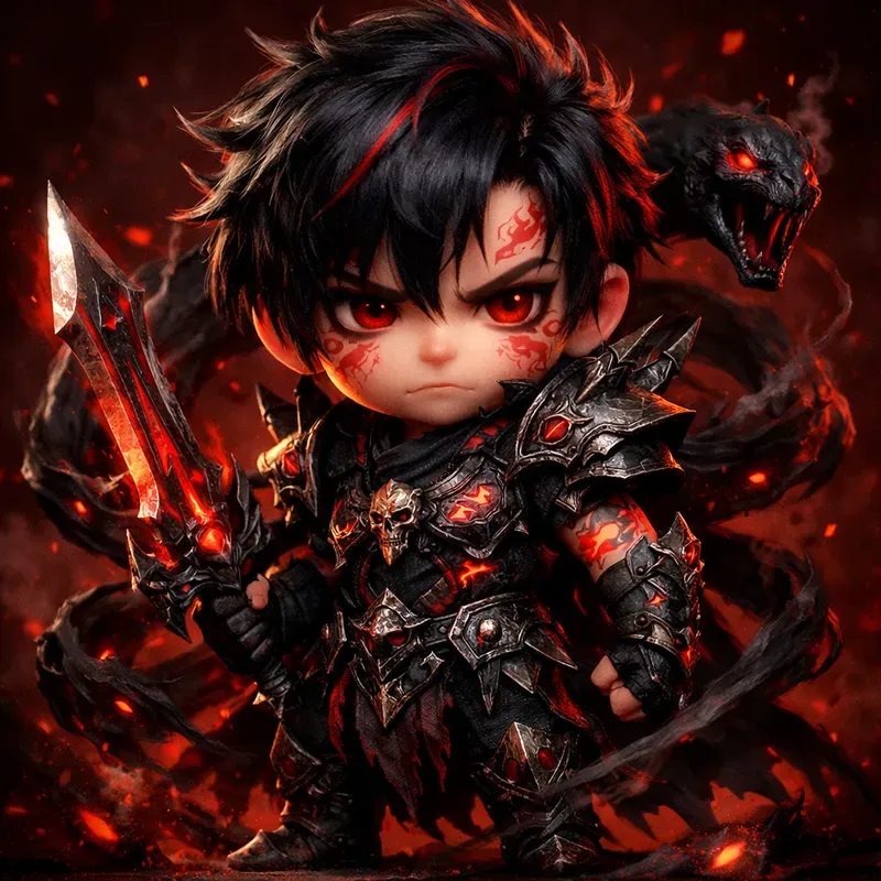 Elemental Chibi Warrior Series
