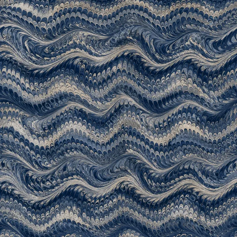 Marbled Endpaper Seamless Patterns