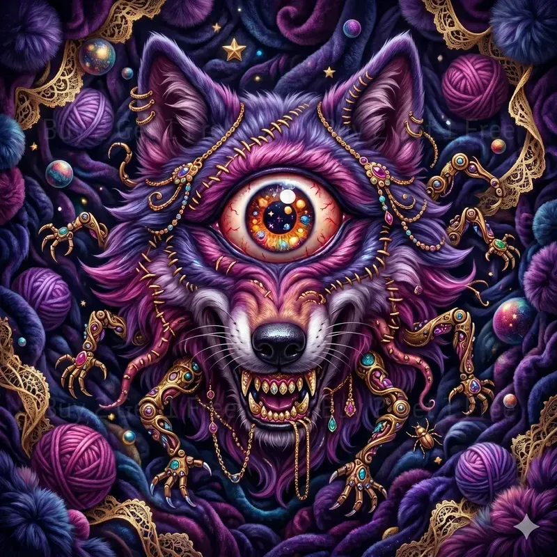 Surreal Icon Beasts Aesthetic Art