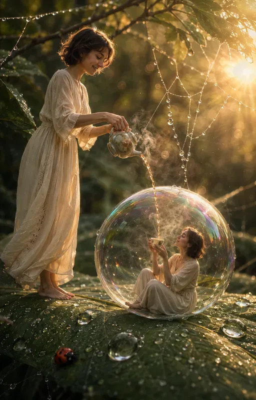 Whimsical Bubble Fantasy Composites