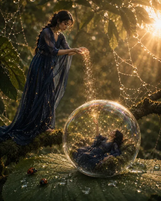 Whimsical Bubble Fantasy Composites