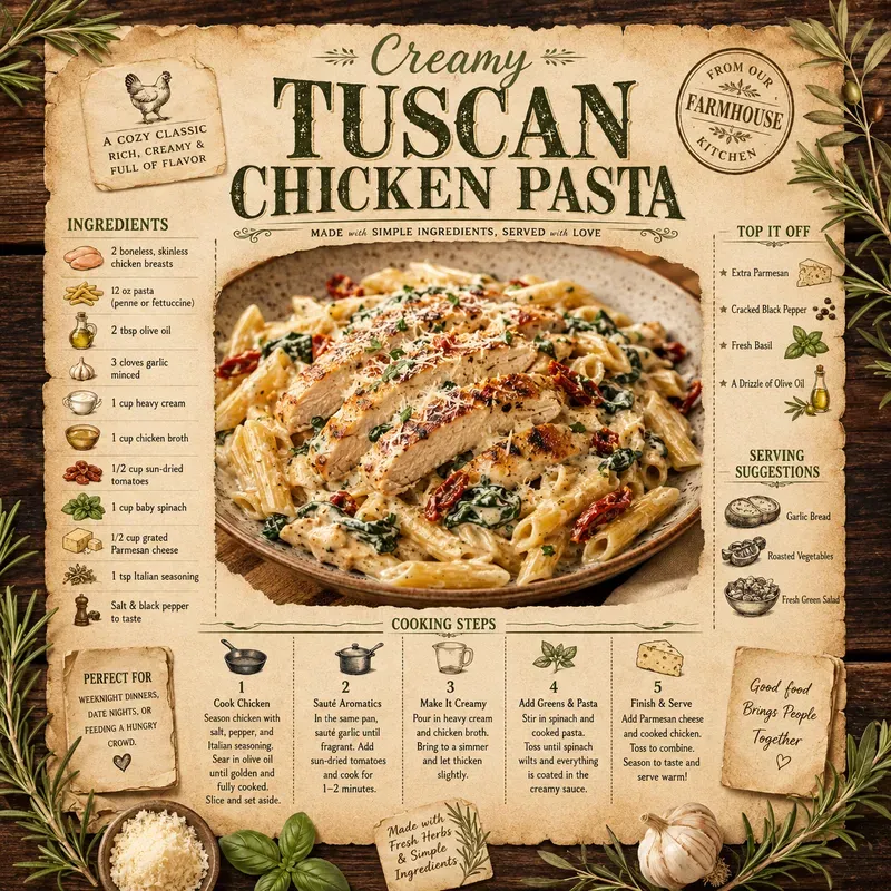 Vintage Rustic Recipe Poster Generator