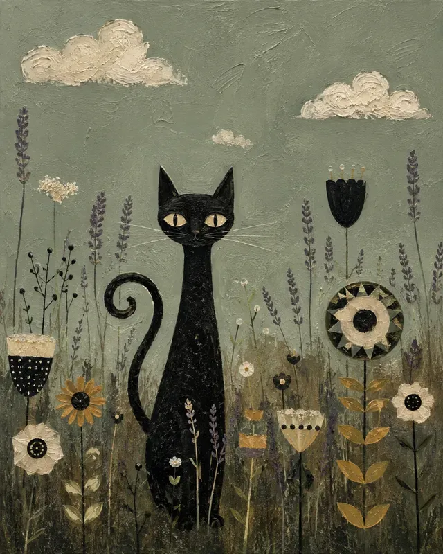Surreal Folk Art Wall Decor Assets