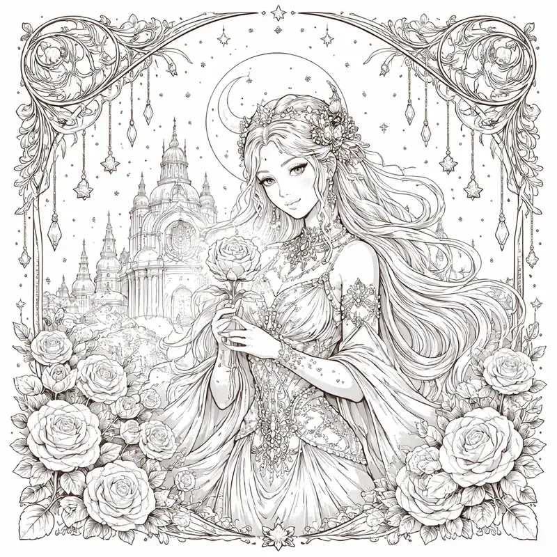 Enchanted Line Art Fantasy Collections