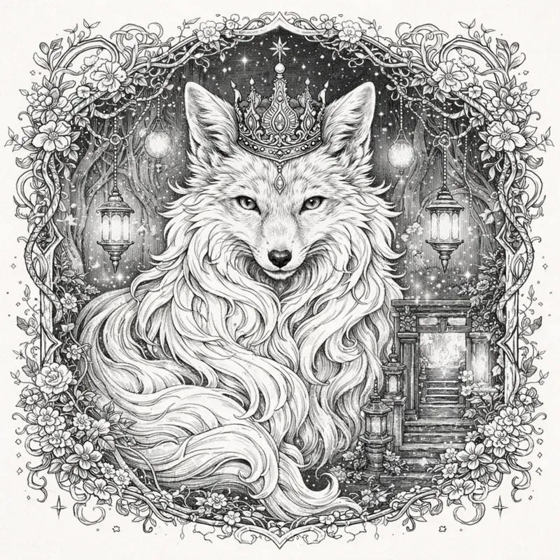 Enchanted Line Art Fantasy Collections