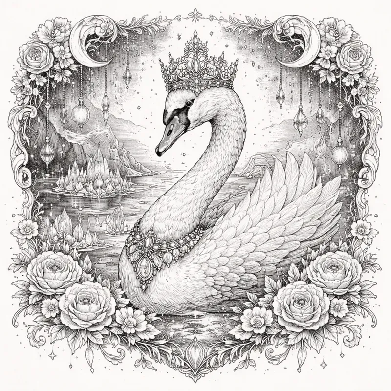 Enchanted Line Art Fantasy Collections