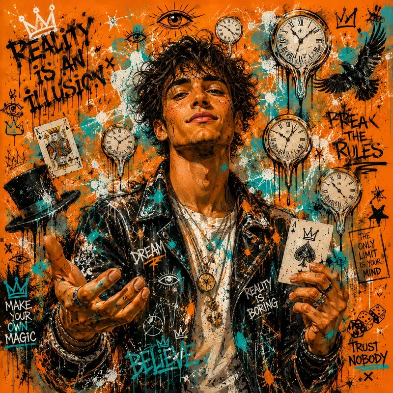 Surreal Graffiti Time Rebels
