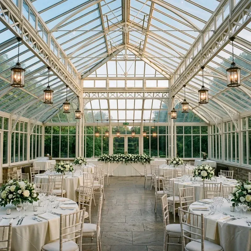 Reception Lighting Transition Photos