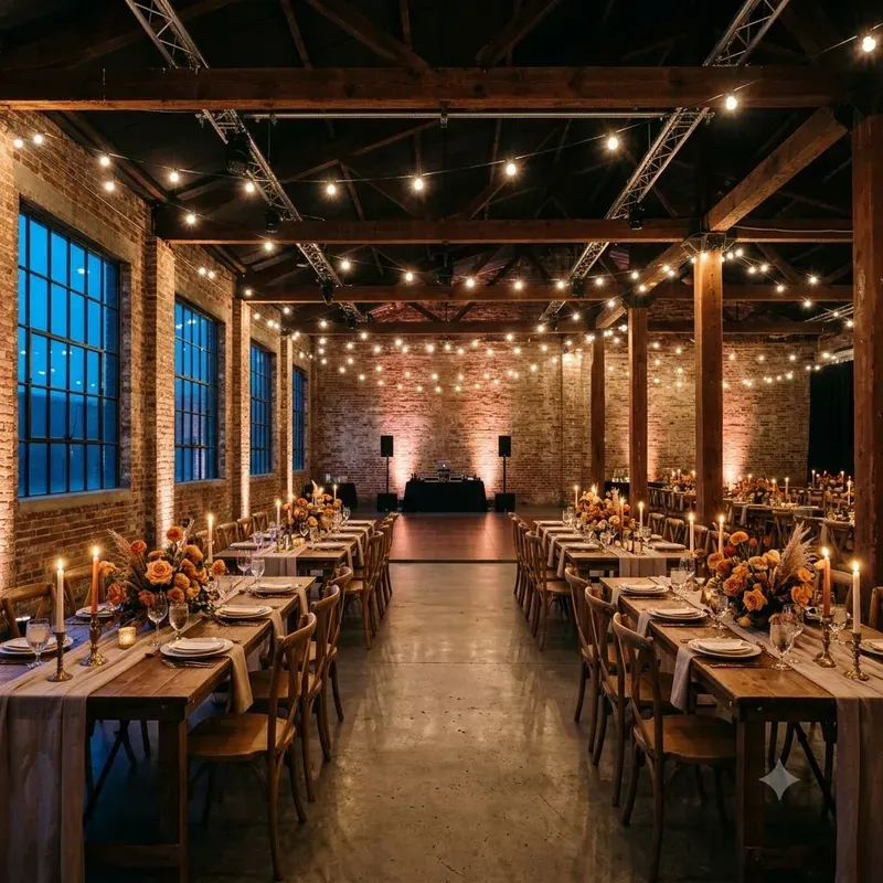 Reception Lighting Transition Photos