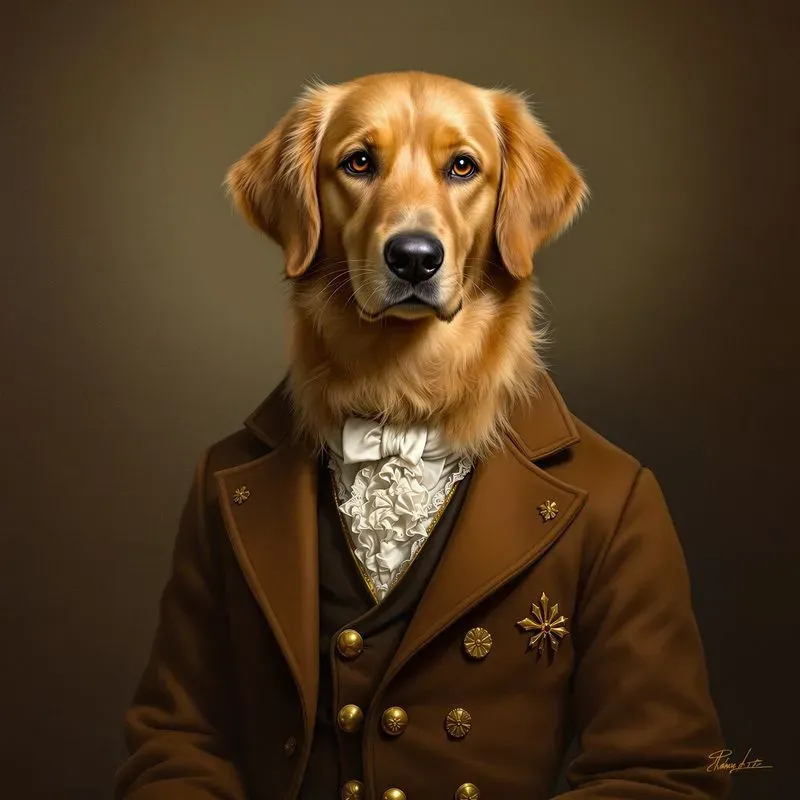 Aristocratic Classical Animal Portraits