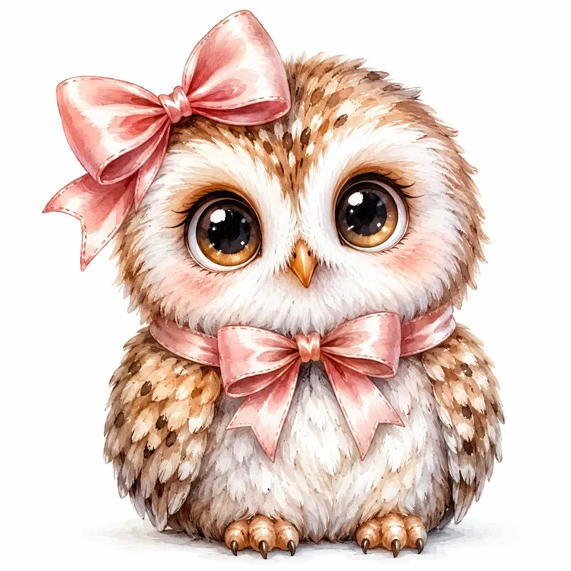 Pastel Whimsical Watercolor Cliparts