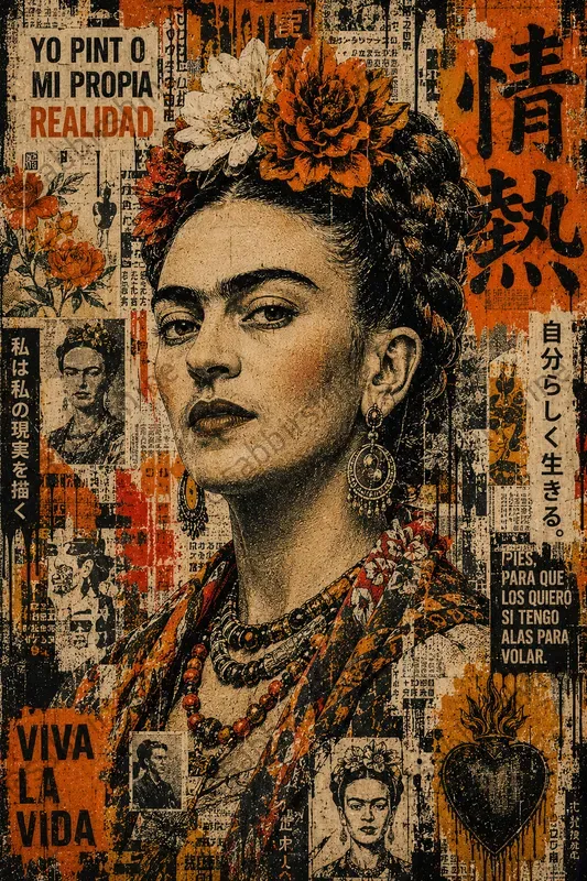 Urban Mixed Media Collage Portraits