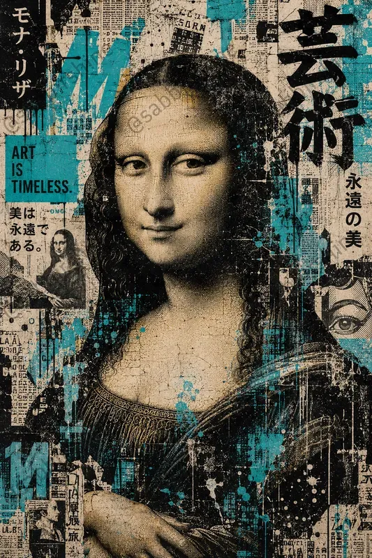 Urban Mixed Media Collage Portraits