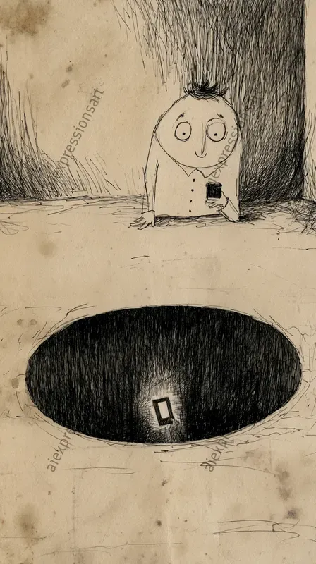 Quirky Dark Humor Modern Anxieties