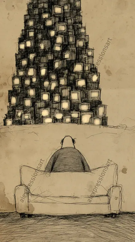 Quirky Dark Humor Modern Anxieties