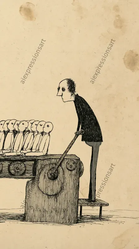 Quirky Dark Humor Modern Anxieties