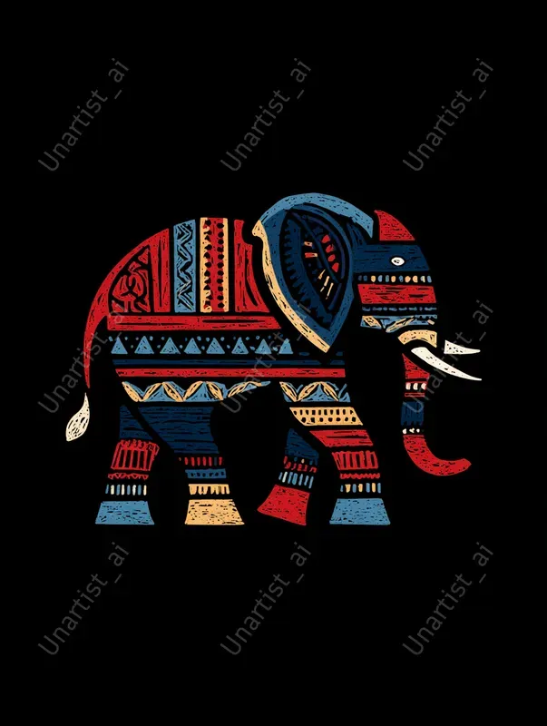 Minimalist Tribal African Animal Logos